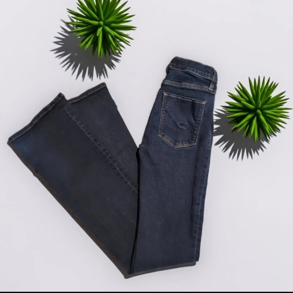 Hudson Jeans Dark Blue Straight Leg Women's Jeans
